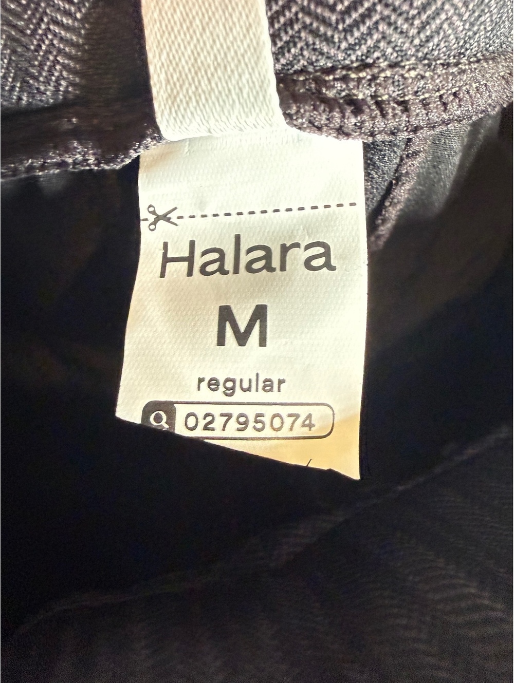Halara Flex High Waisted Pocket Solid Work Pants Charcoal Pinstripe Size Medium - Picture 5 of 8